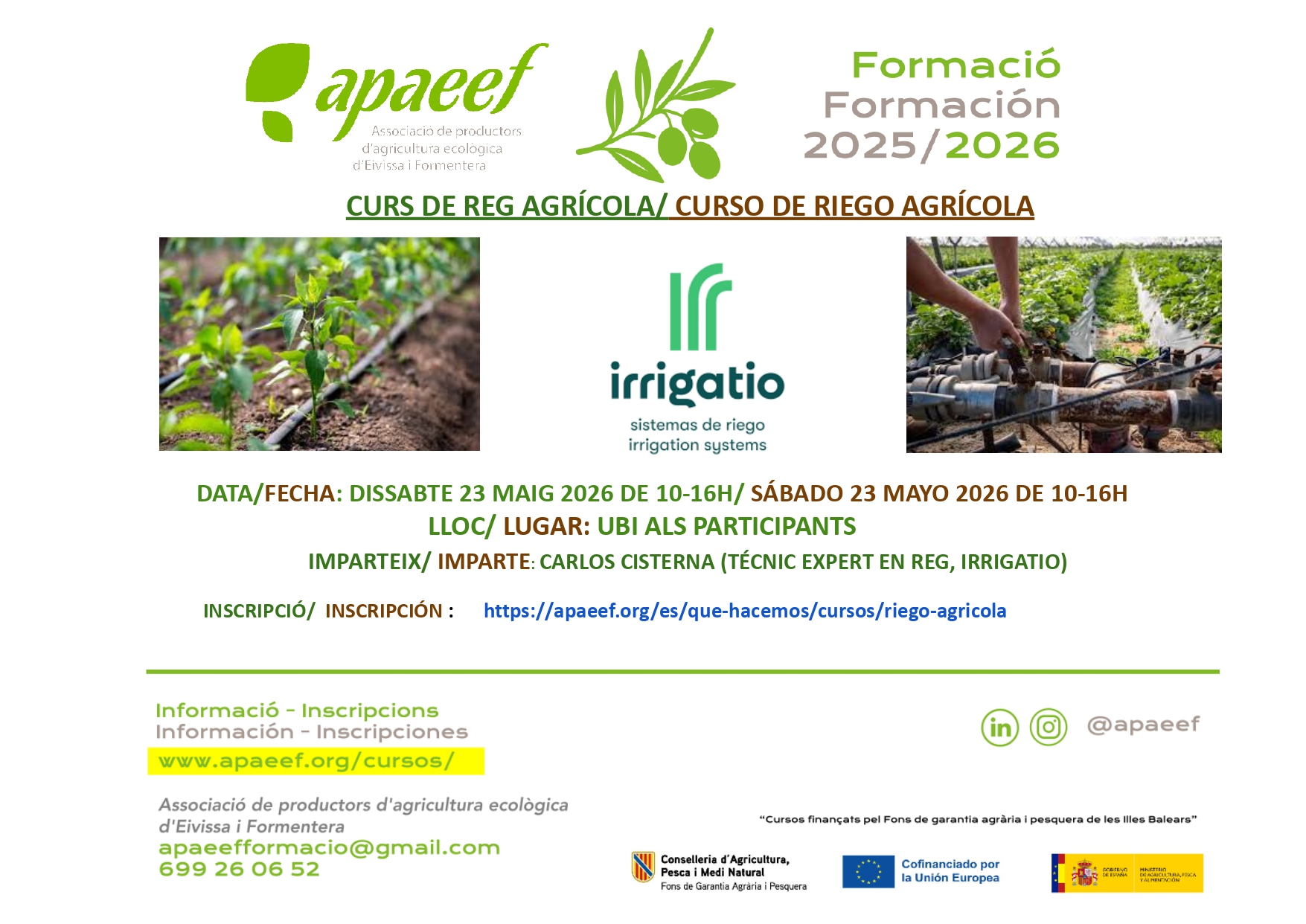 AGRICULTURAL IRRIGATION COURSE