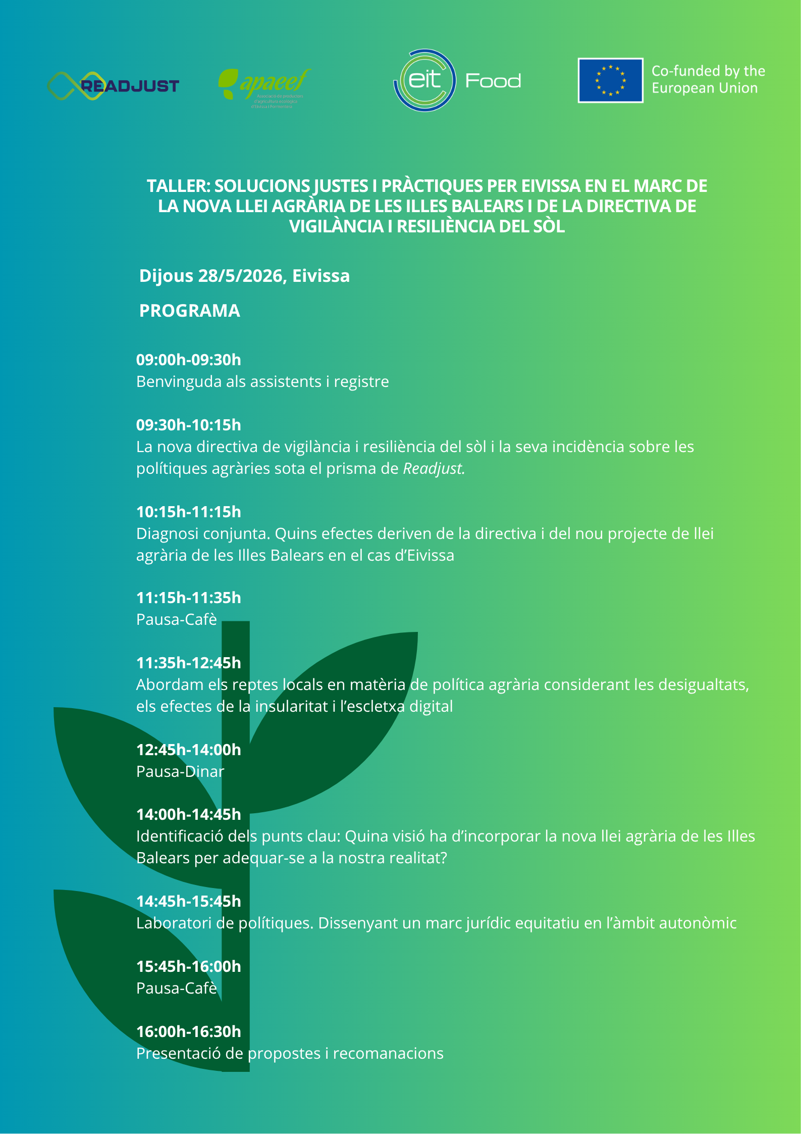 READJUST – APAEEF and EIT Food day