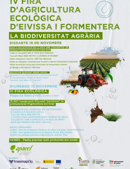La IV Fira d’Agricultura Ecològica d’Eivissa i Formentera va posar en valor la biodiversitat agrària